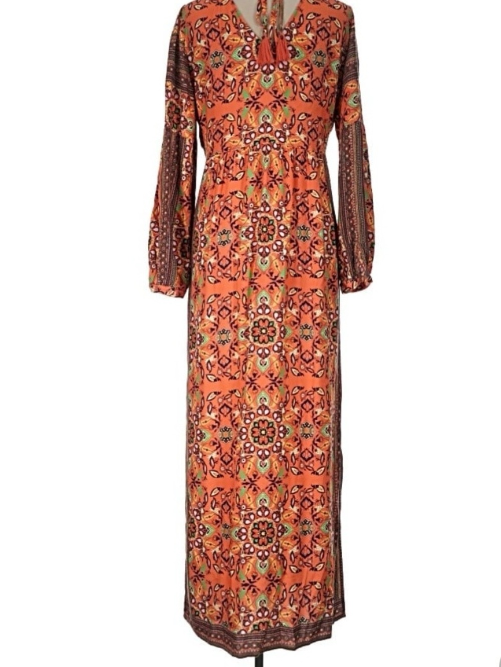 FARM Rio X Anthropologie Clarabelle Maxi Dress Size Medium - Picture 5 of 8